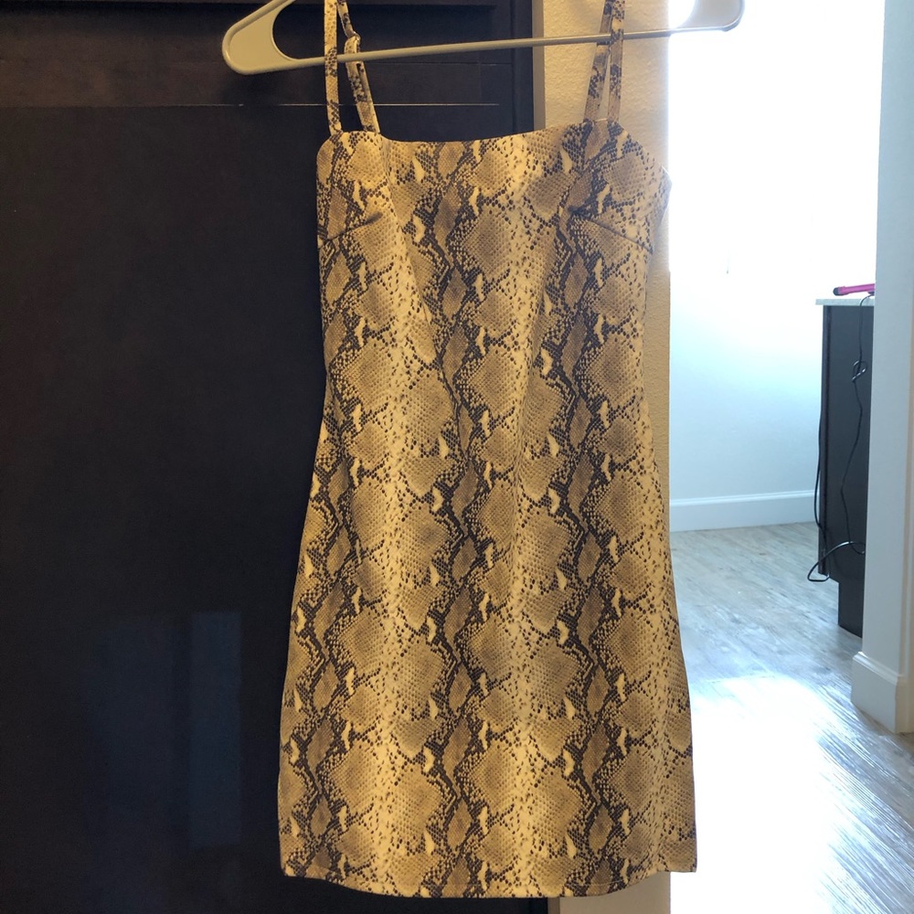 Tiger mist snakeskin dress